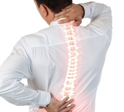 Male spinal osteochondrosis