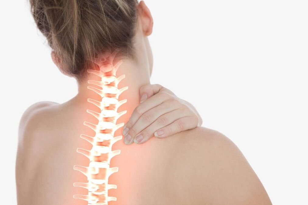 Neck pain with osteochondrosis